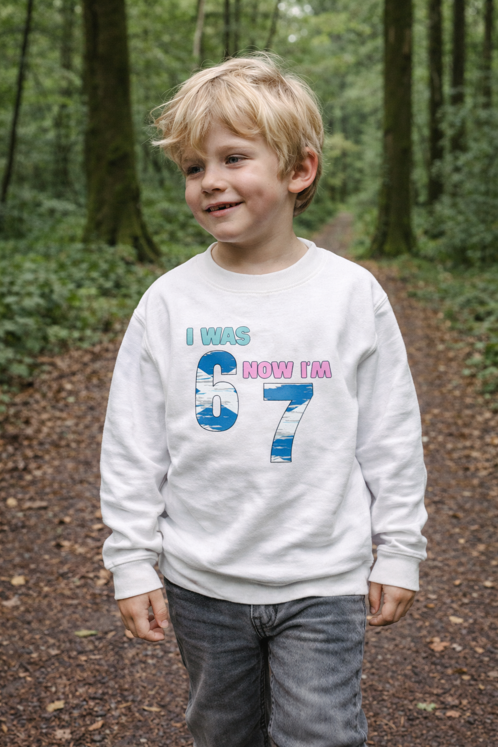 JO Collection I Was 6, Now I’m 7 | Children's Sweatshirt