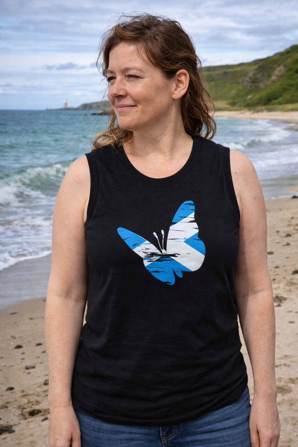 Saltire Butterfly | Women’s Organic Tank Top
