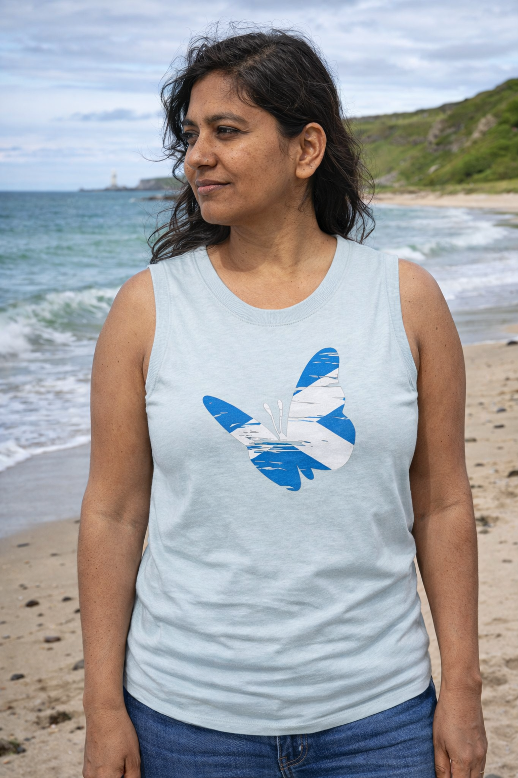 Saltire Butterfly | Women’s Organic Tank Top