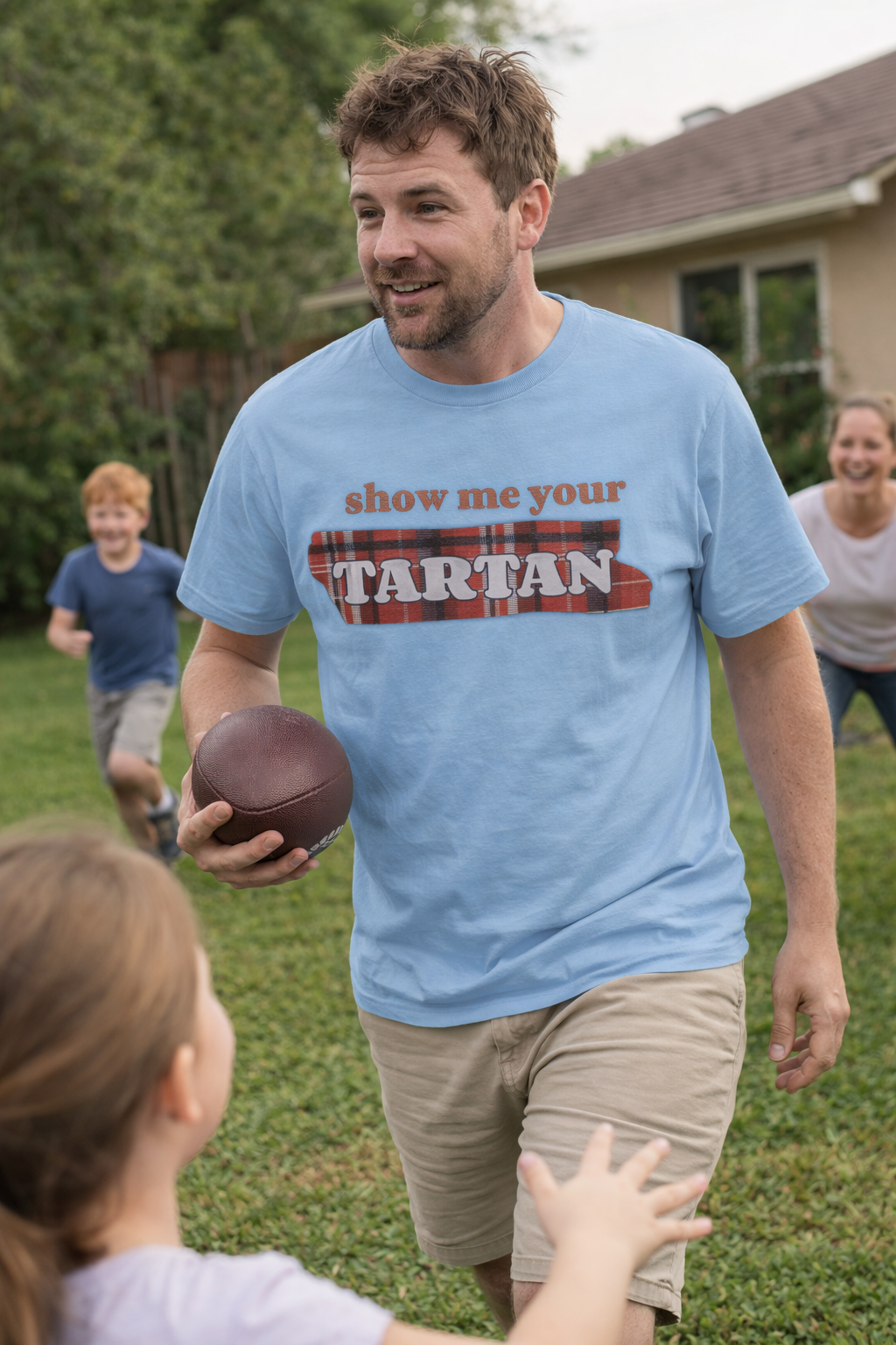 Show Me Your Tartan | Heavy Cotton T-Shirt