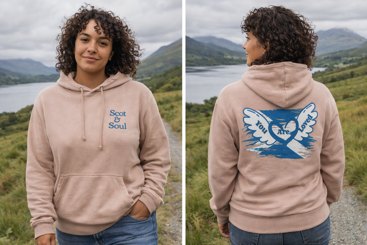 Saltire Flying Heart | Hoodie