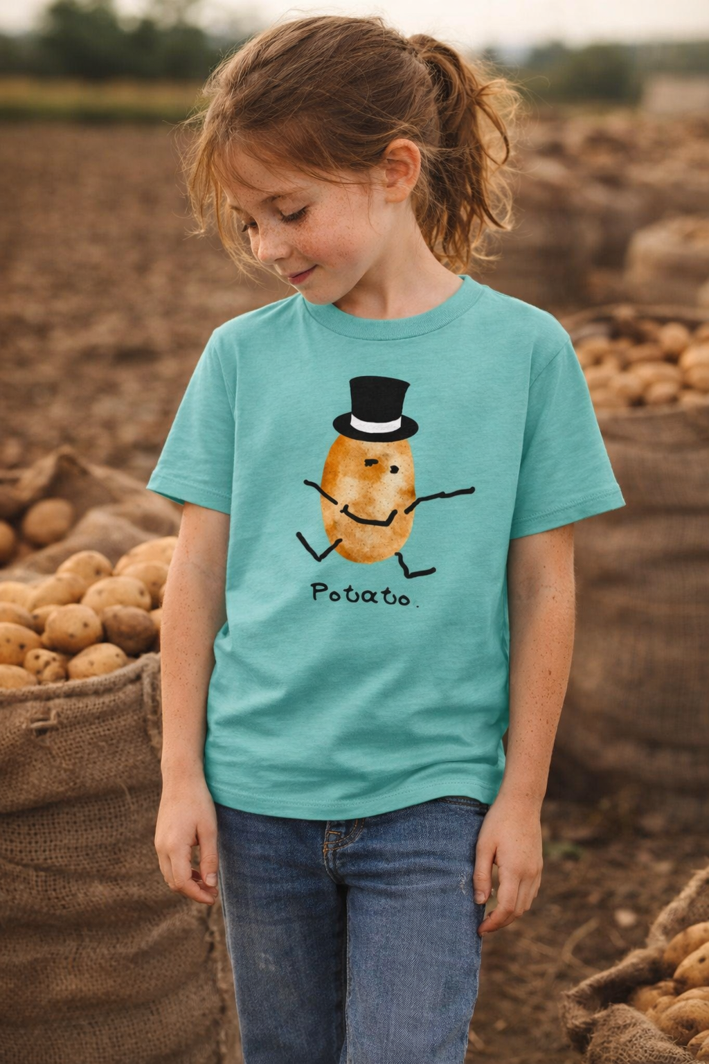 JO Collection Potato | Children's Organic T-Shirt