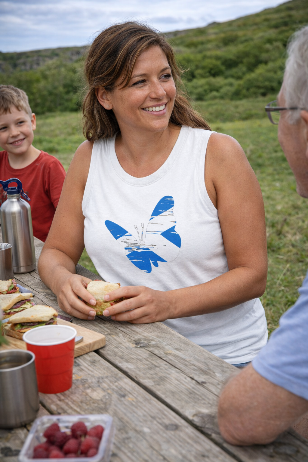 Saltire Butterfly | Women’s Organic Tank Top