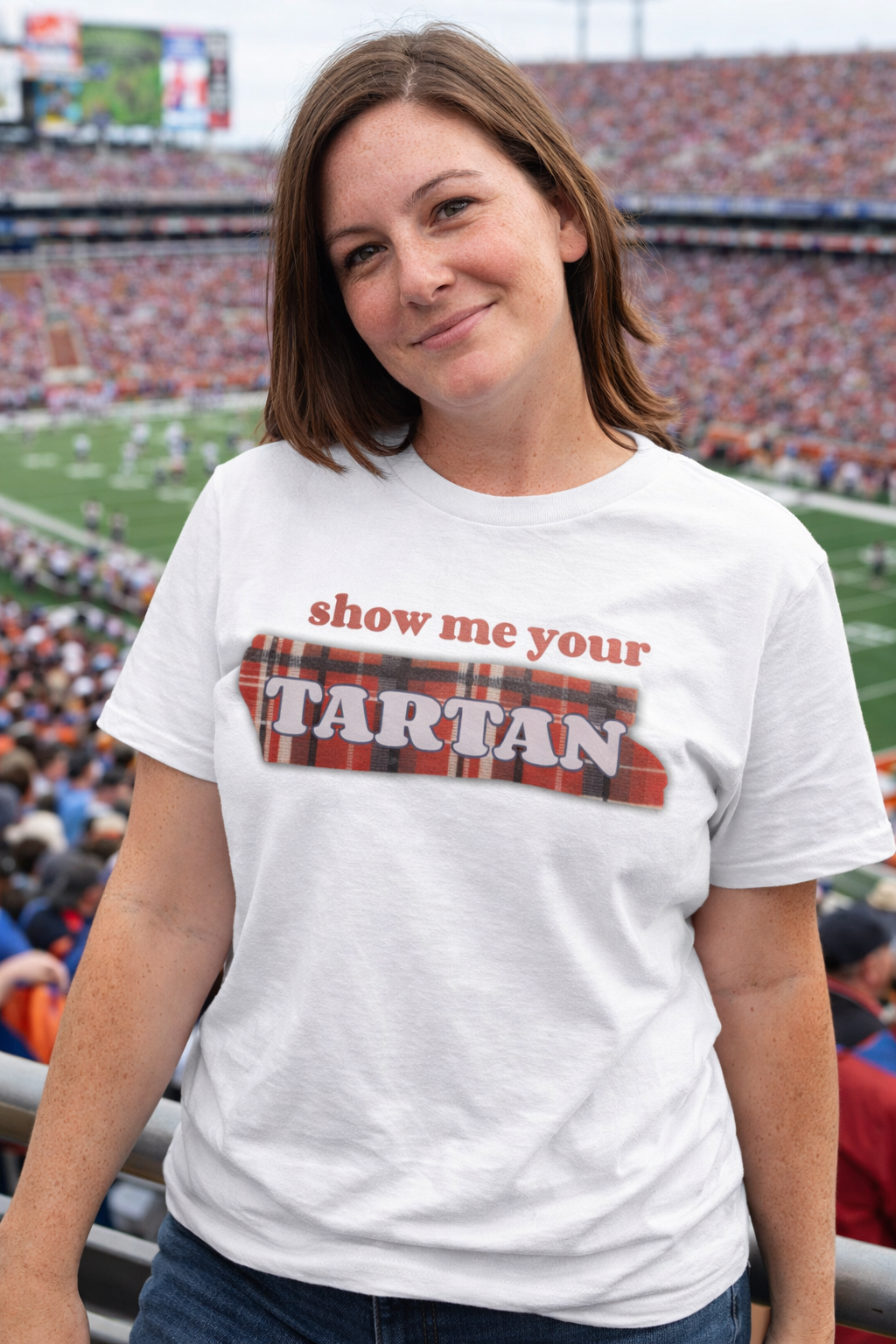 Show Me Your Tartan | Heavy Cotton T-Shirt